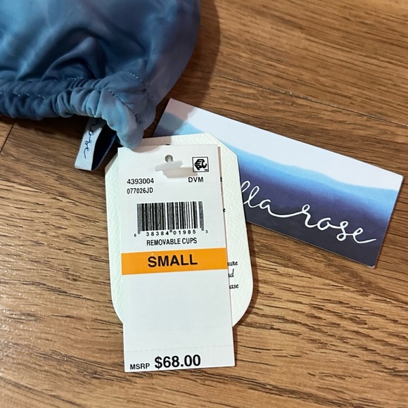 Isabella Rose NWT Blue Tye Dye High Waisted Bikini Size S/M - Picture 7 of 7